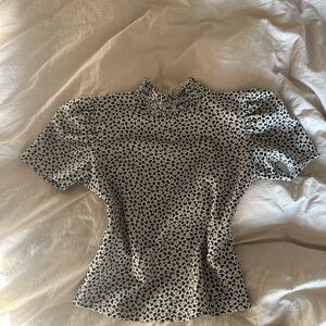 Leopard print top